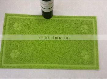 Custom size custom design cat litter mat from China manufacture