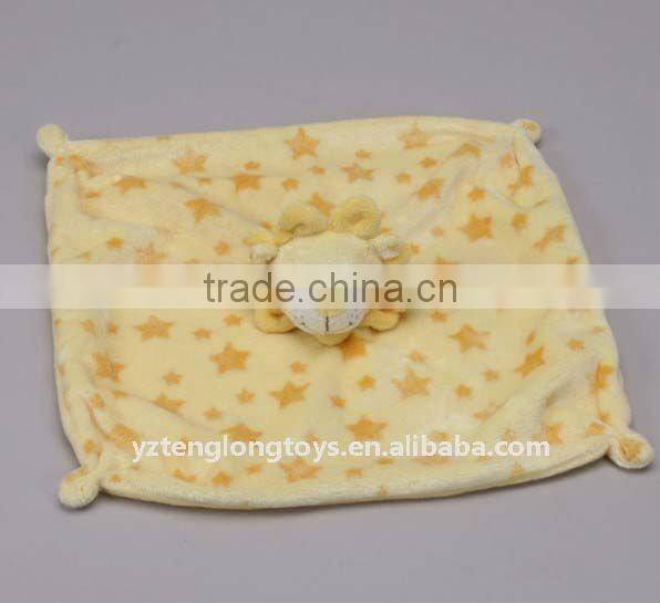 Stuffed Blue Elephant Blanket 12 Inch Plush Spotties