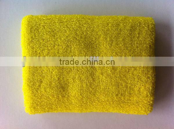 red solid number sweatband sports wristband