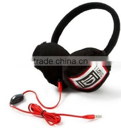 Wholesale knit warm unisex mp3 earmuffs
