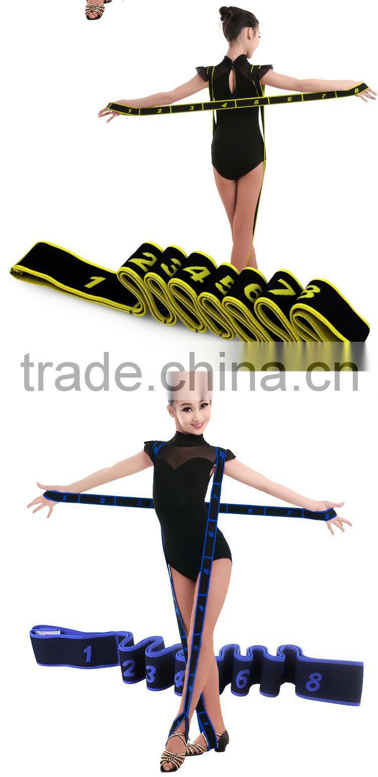 2017 Elastic dancing bands / Latin resistance band, yoga fitness for assist body building