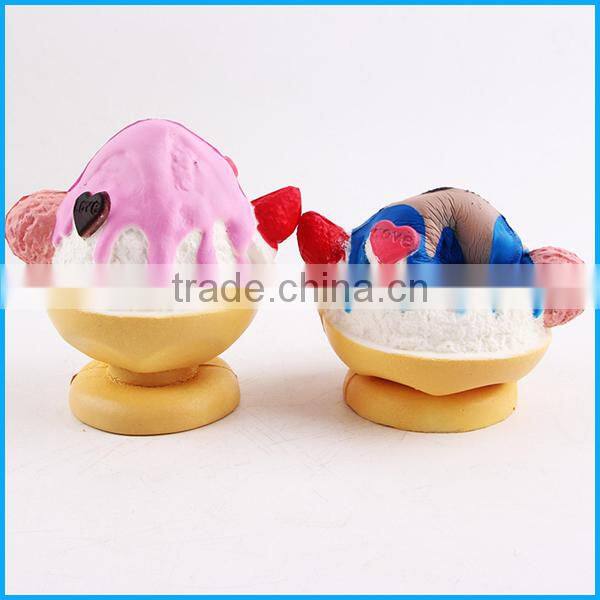 High quality PU soft squishy toys slow rising squishy ice cream