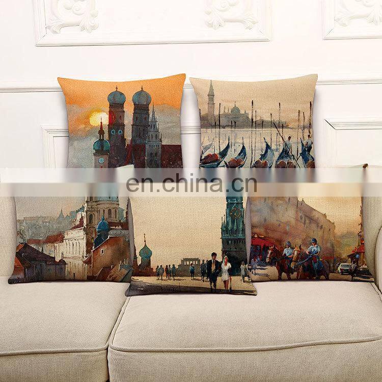 Vintage Euro Classic Throw Pillow Simple Cushion Cover