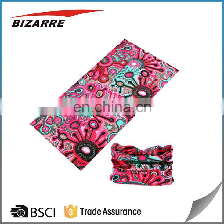 Custom design moisture wicking print cycling sport scarf