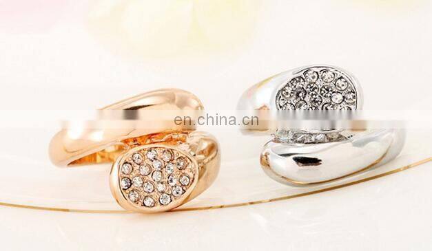 2017 New Arrival Luxury Wedding Rings Jewelry Geometry Shape CZ Ring Feminino Bijoux