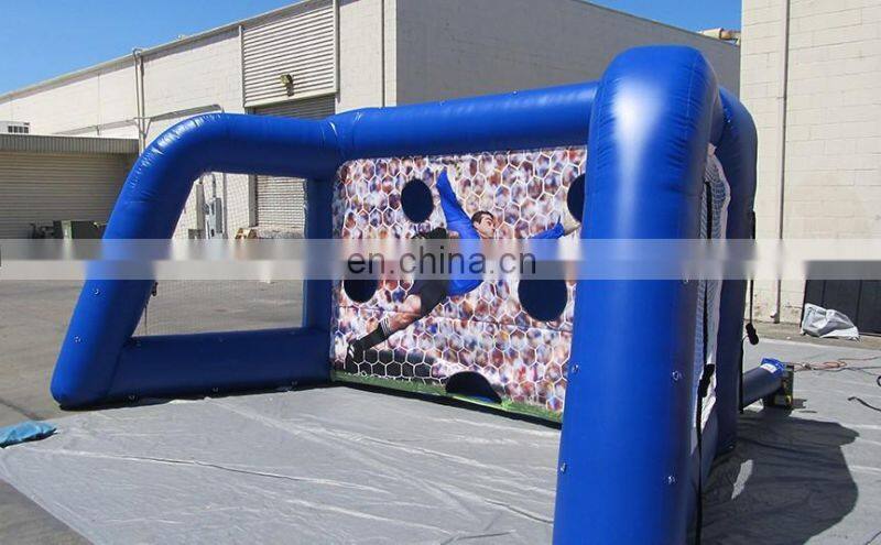Custom inflatable football goal free kick