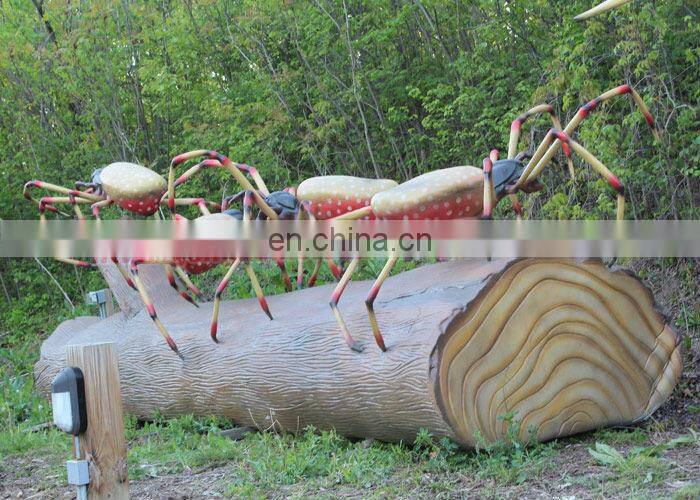 Fiberglass Spider Model For Garden Decorations