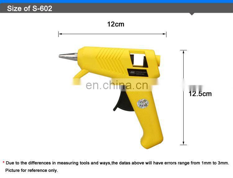 S-602 20w anti-drip mini hot melt glue stick adhesive gun
