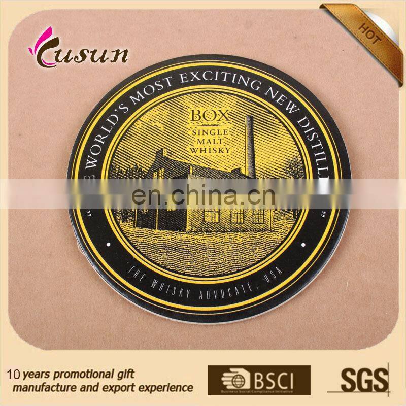 good quality matt lamination paper drink coaster