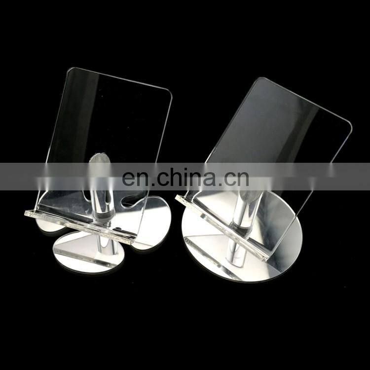 China made acrylic plastic mirror mobile vehicle traveling data recorder display shelf