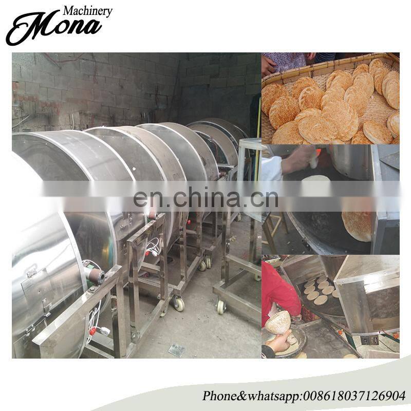dough roll baking machine/crisp bread baker machine