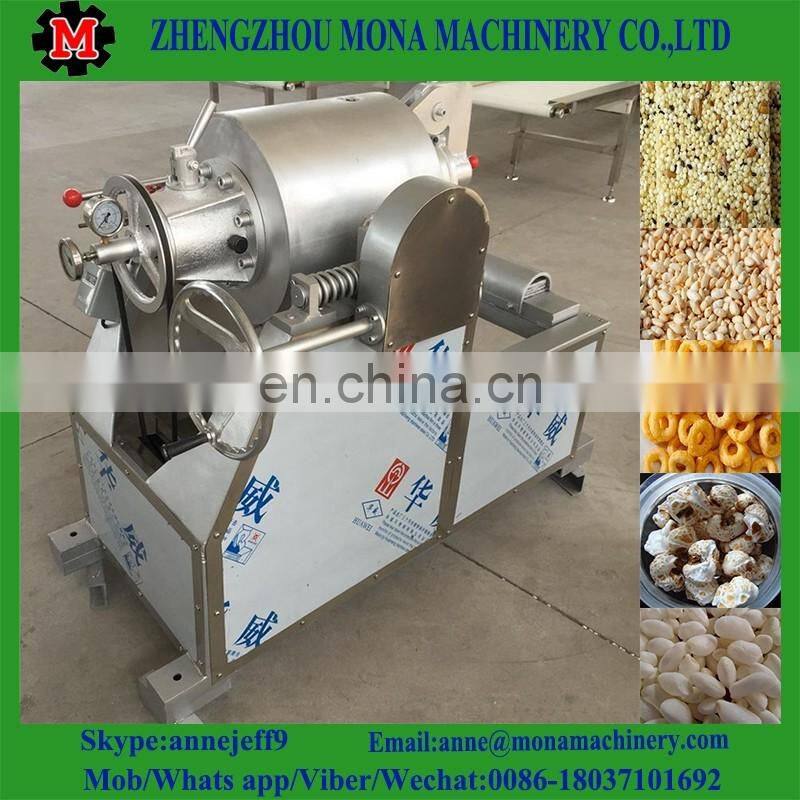 Hot air popcorn machine for corn maize rice wheat/corn popped machine/rice puffed making machine