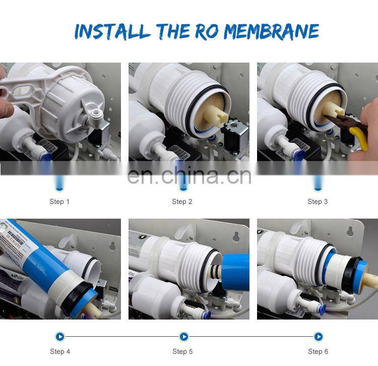 Hot Sale Household Use Water Purifier Systems Reverse Osmosis 75 gpd ro membrane