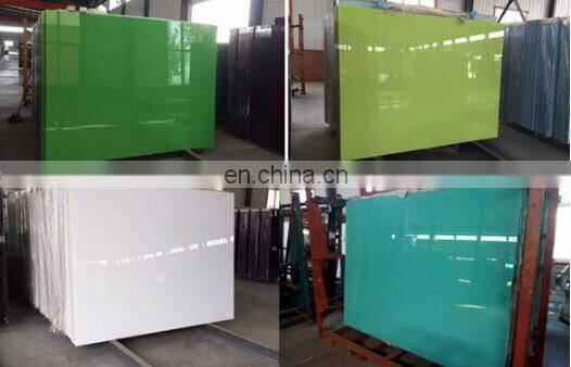 4mm 5mm 6mm 8mm Thick Colors Painted Toughened Glass