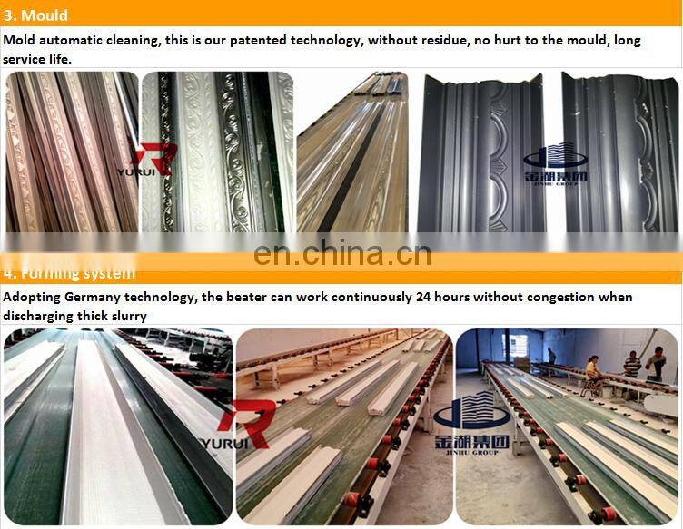 Full automatic gypsum cornice molding machine, gypsum cornice making machine