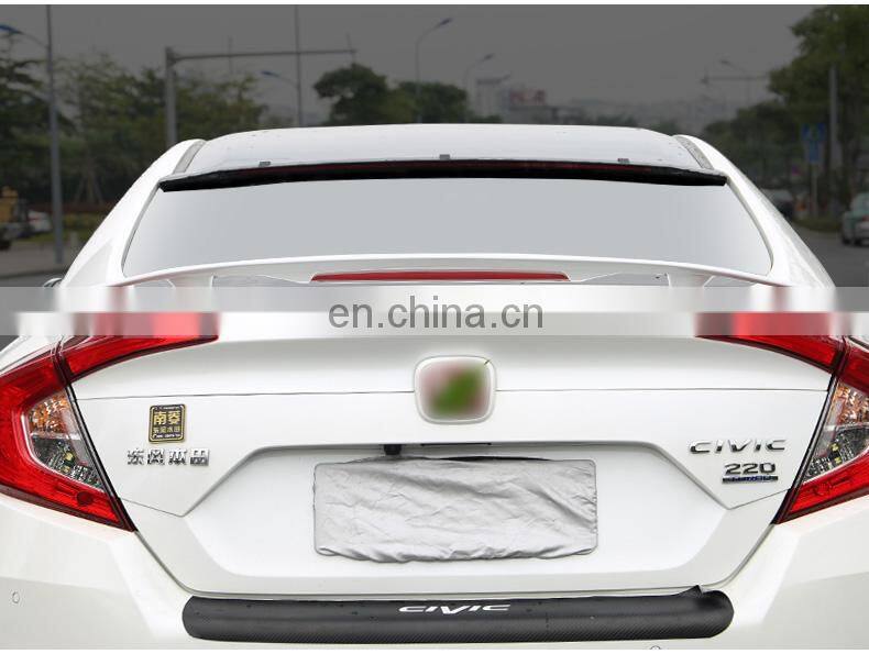New design style carbon fiber trunk spoiler wing car exterior accessories trim universal tail