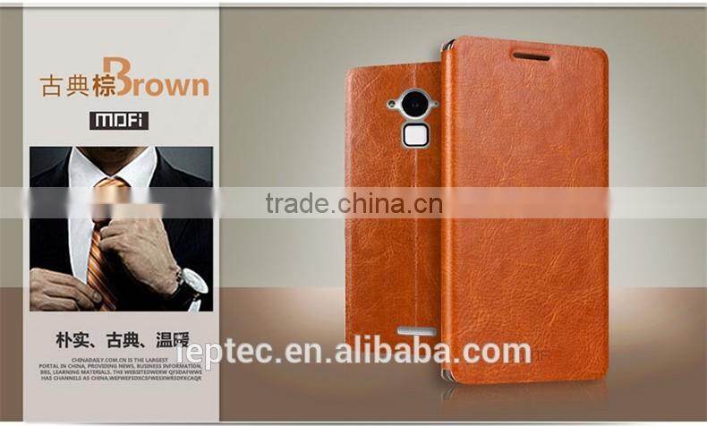 MOFi Case Funda Celular Housing for Coolpad Note 3 Plus, Handset Coque Flip Leather Back Cover for Coolpad Dazen Note3 Plus