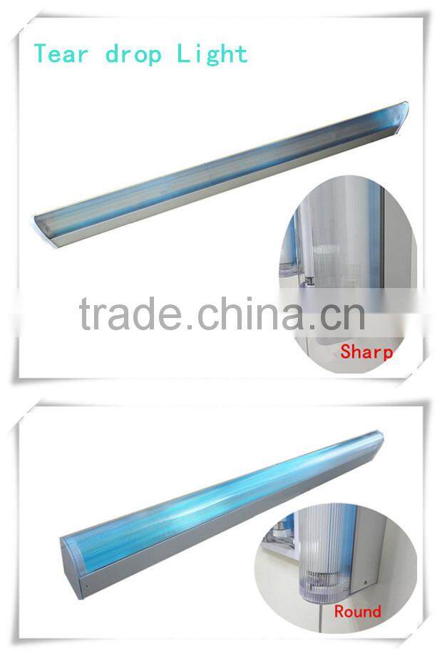 single tube t8 fluorescent fixtures 1*20W 1*30W 1*40W clean room light fixture / pharmaceutical lighting / tear drop light