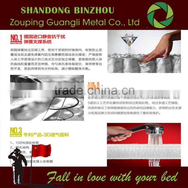 China manufacturer Latex mattress for mattress film