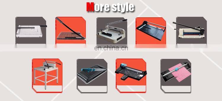 office manually paper cutting cutter guillotine machine