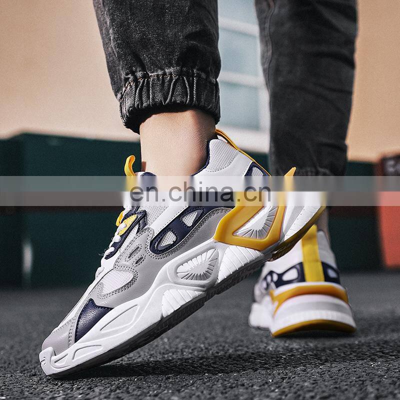 Factory Outlet 2021 Christmas New Youth Korean Thick-soled Trend Fashion Customized Mesh Casual Running Sneakers