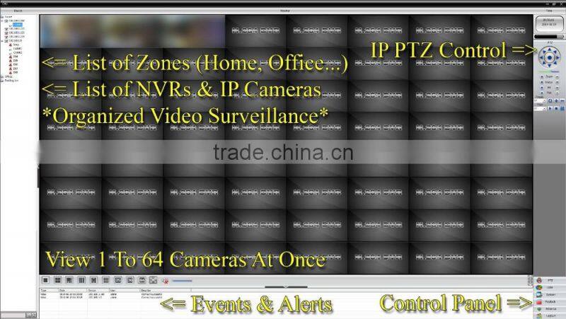 6pcs Array IR leds Onvif IP Dome Camera