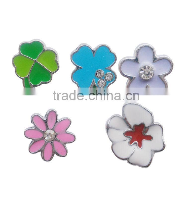 2015 zinc alloy jewelry pig slide jewelry beads 8mm slide charm