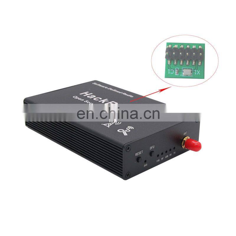 1MHz-6GHz HackRF One SDR Open Source Board + Aluminum Alloy Shell+High Precision Crystal Oscillator