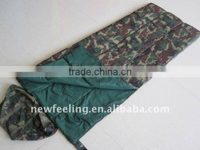 Hood Liner Military Camouflage Sleeping Bag For Field Survival Camping Cold Weather 190 cm / 75"Long