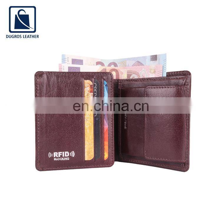 Huge Demand on Top Quality Fashion Style RFID Genuine Leather Wallet for Men