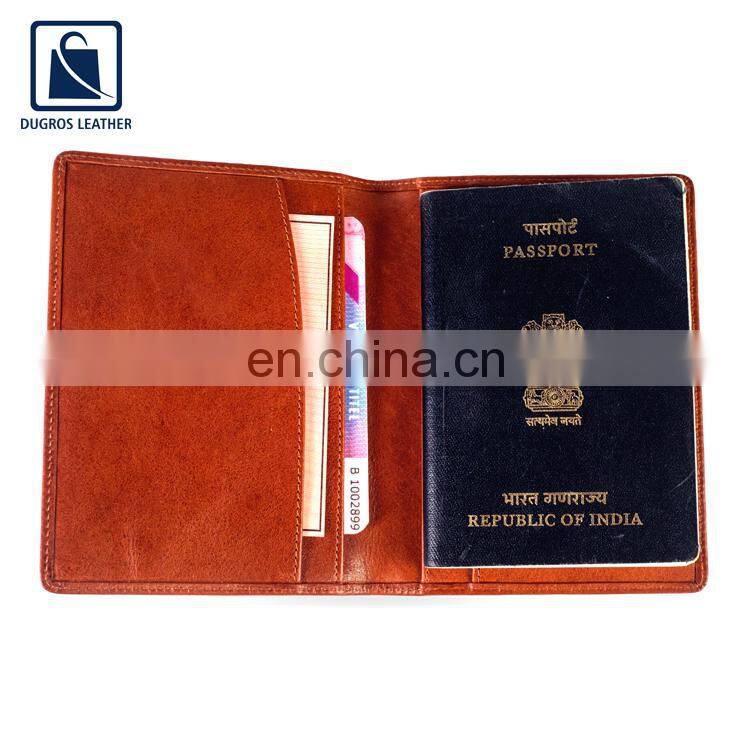 Hot Sale on Superior Quality Custom Leather Material Made Passport Holder from Trusted Supplier