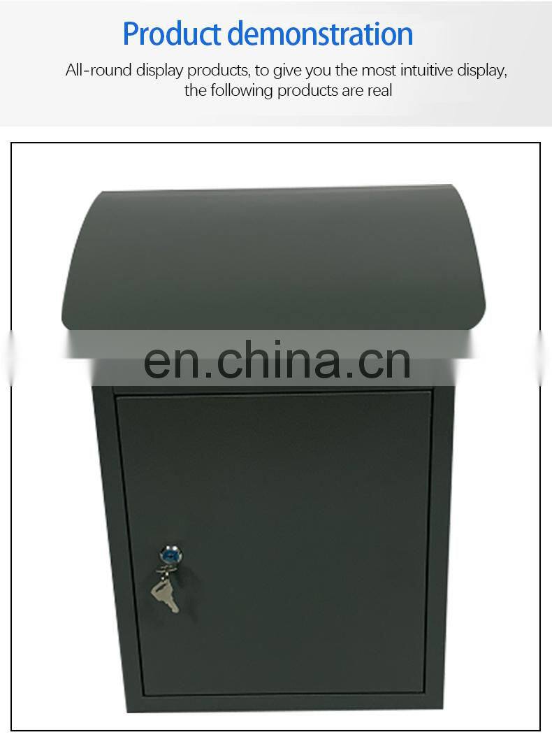 Most popular product in asia black mailbox american mail box parcel box