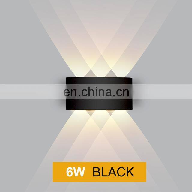 LED Wall Lamp Outdoor Waterproof Garden Lighting Aluminum Indoor Bedroom Living Room Stairs Wall Light