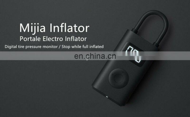 Original mi Electric Air Pump Mijia Rechargeable Inflator 0.2-10.3bar/3-150psi Inflation Pressure mi Portable Air Pump
