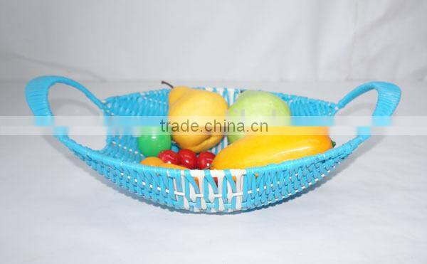 woven plastic fruit tray