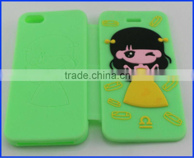 Soft Cute Funny Silicone Protective Cover Cheap High Quality Protective Front and Back Cover Case
