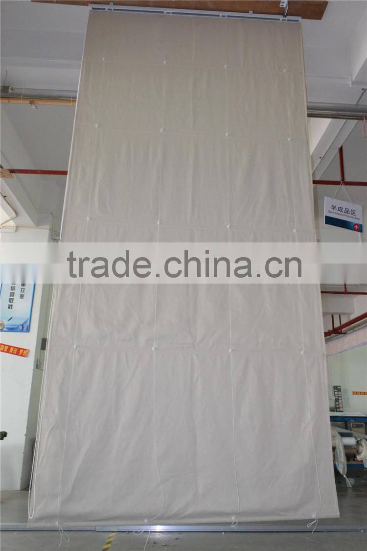 Curtain times rainbow colored roman blinds with string manual operation