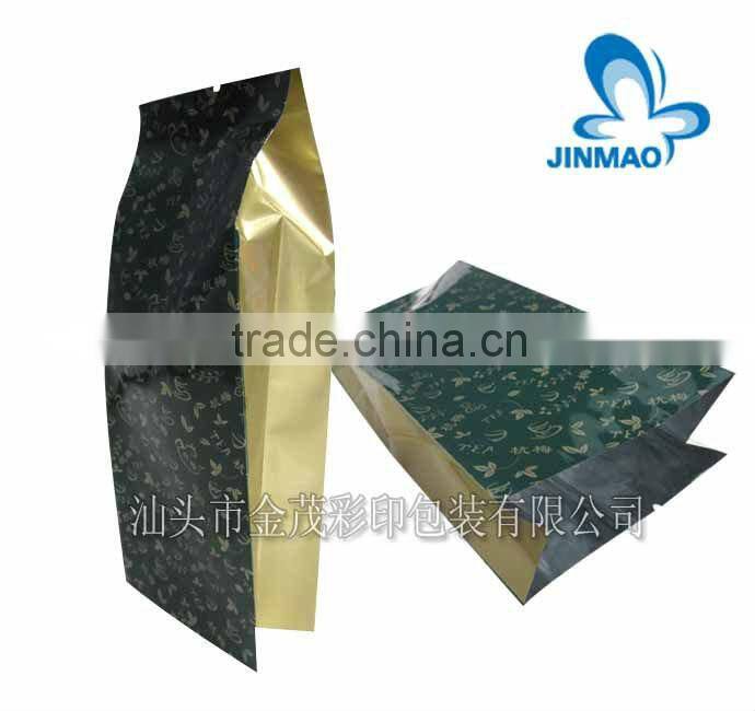 Food grade plastic bag for tea packaging
