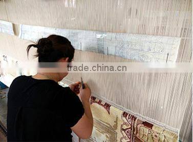 Persia style hand tufting silk turkish double knot turkish carpet