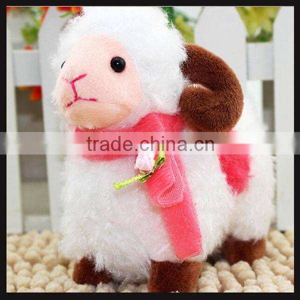 cheap plush toys cartoon sheep toys of keychian