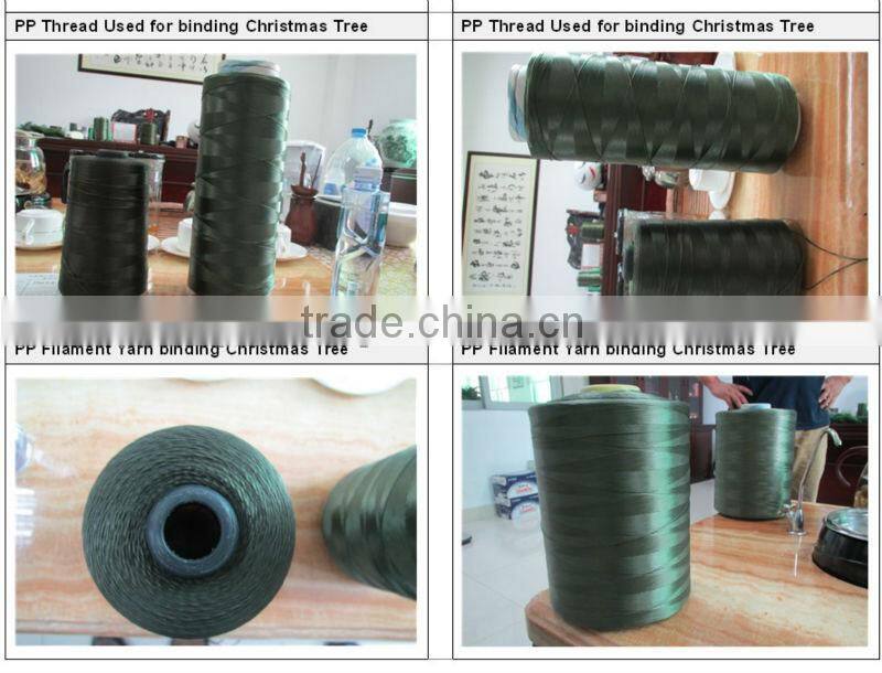 Polyester Filament Yarn (2100D,2400D Used For Binding Christmas Tree Branches)