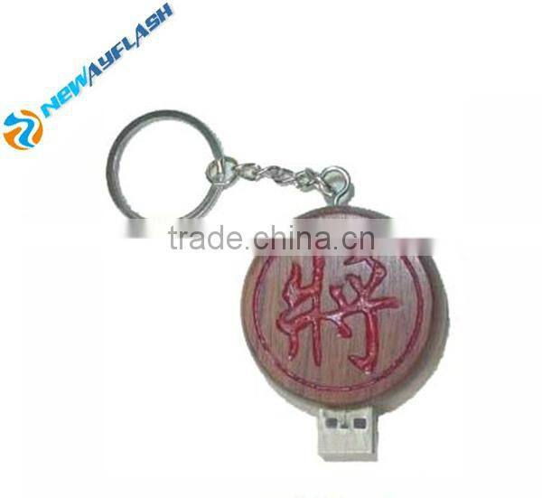 Wood Chinese chess usb flash drive 3.0