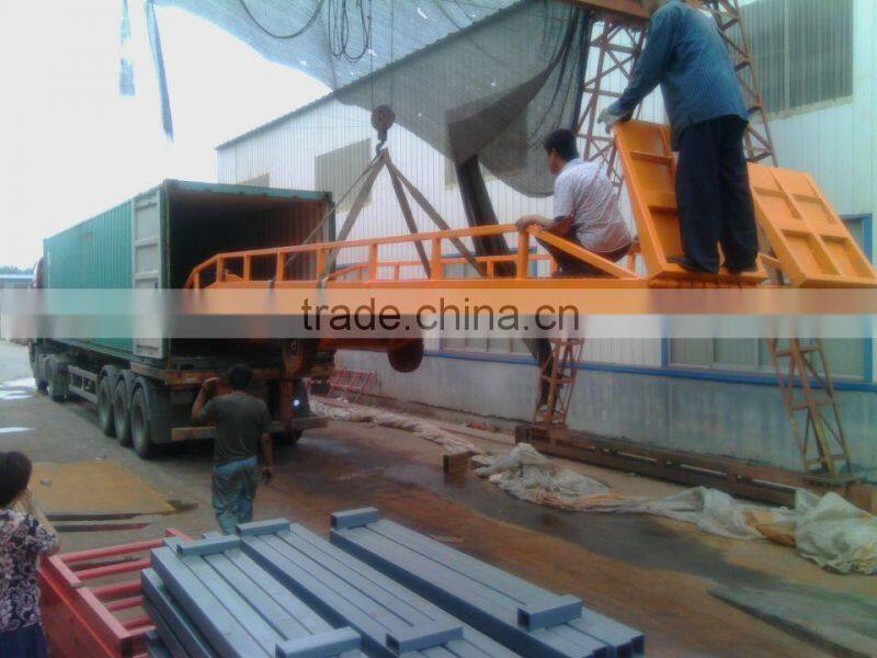 12 Tons Load Capacity Fixed Warehouse Dock Ramp /Dock Leveler For Container
