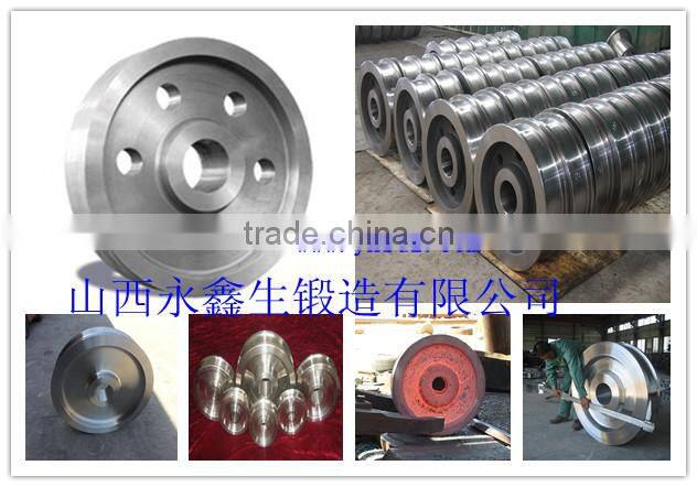 Chinese forging manufacturers supply crane wheel