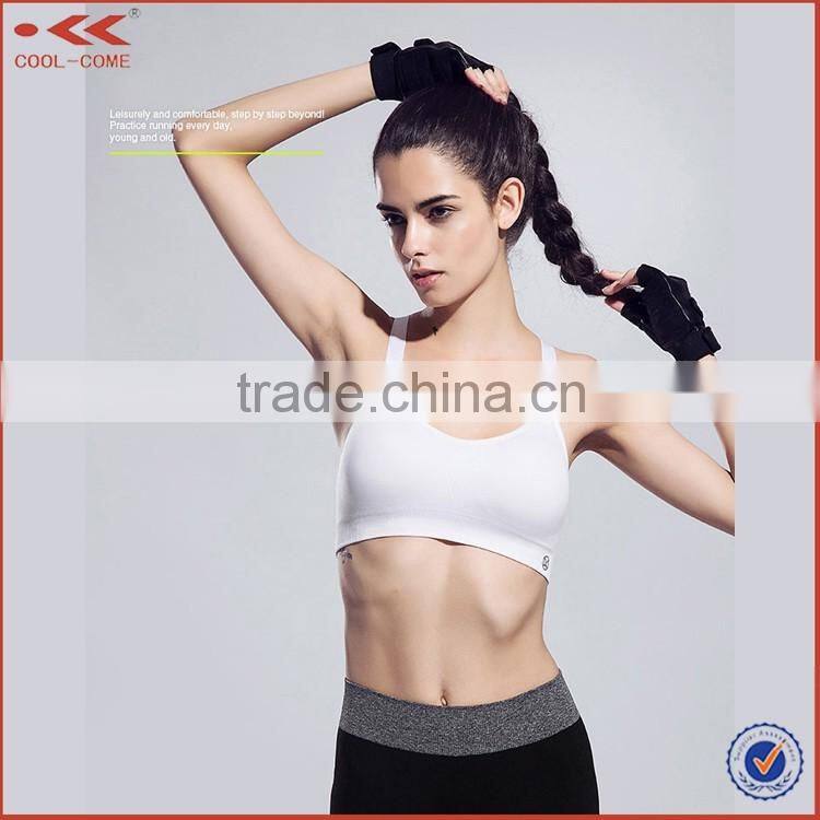 2016 Sports bras cotton yoga running vest,fashionable sports bra