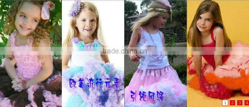 Wholesale new designs petti dress, fluffy girl petti dress