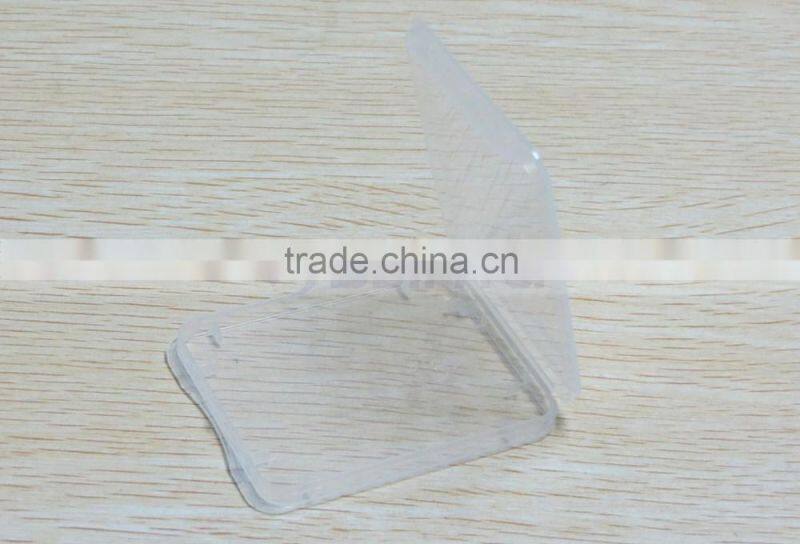 Transparent Eco-Friendsly Plastic Case CF Card Box Memory Card Case