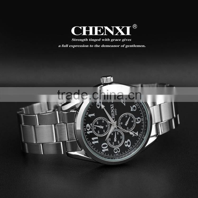 NEW - MEN Fashion Quartz Stainless steel wrist watch sports men ,best price watch 006DMS