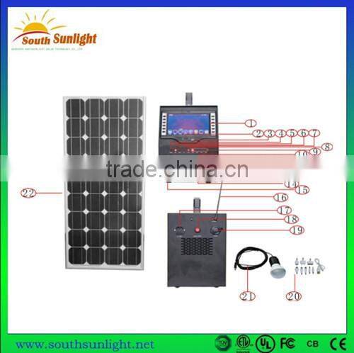 Off-grid 50W mini home solar power system/home wind solar hybrid power system/wind solar hybrid power system
