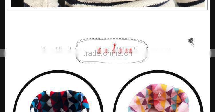 Hot Selling Cute Lovely Triangle Knitting Fashion Baby Winter Scarf